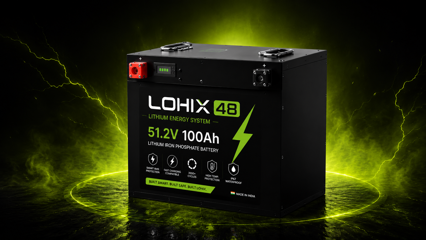 LOHIX 48 — Lithium energy system · LiFePO4